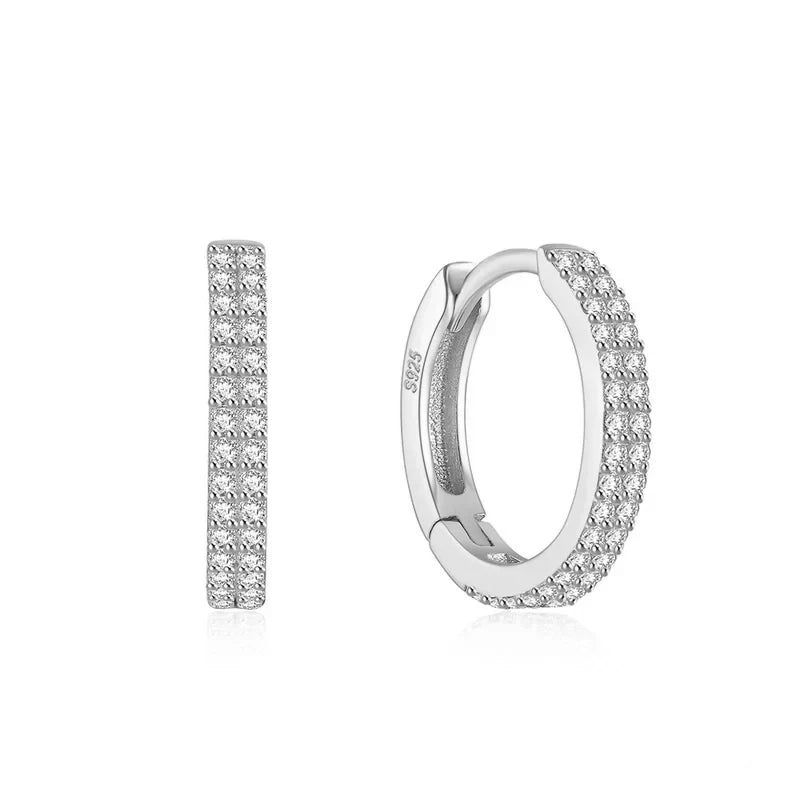 Zirconia | Huggie Earrings