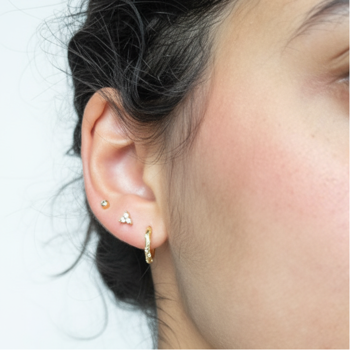 Spark | Huggie Earrings