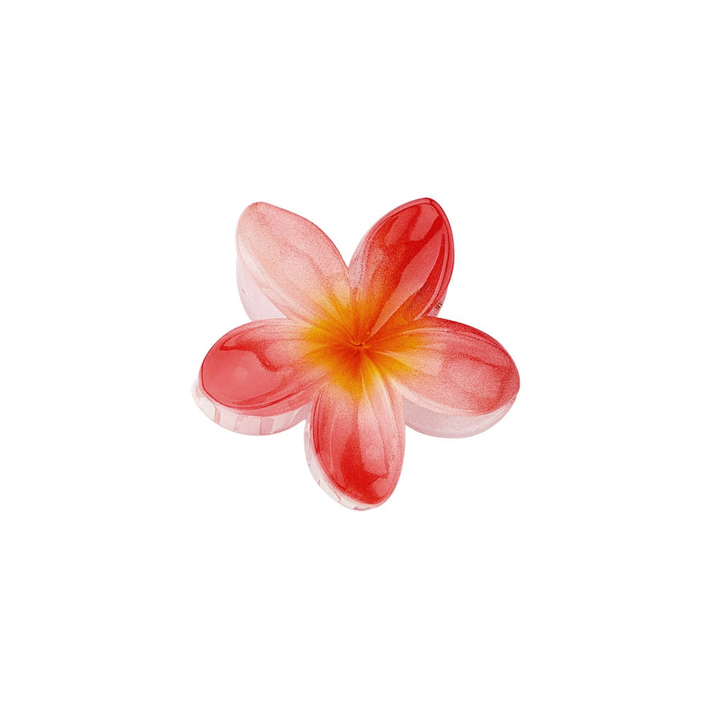 Flower clip on a white background