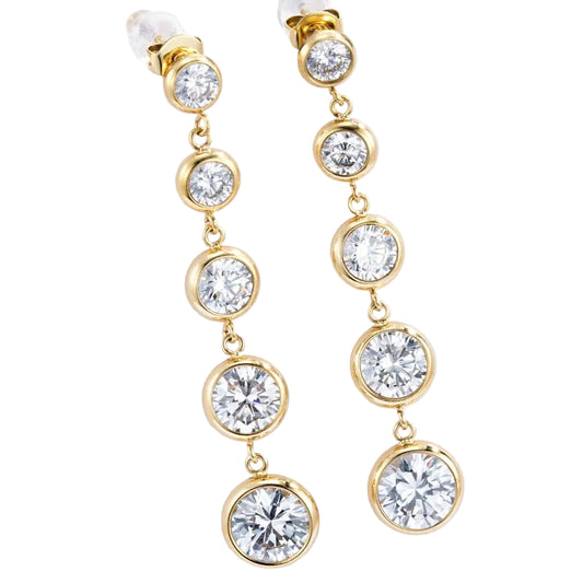 Bezel Drop | Earrings