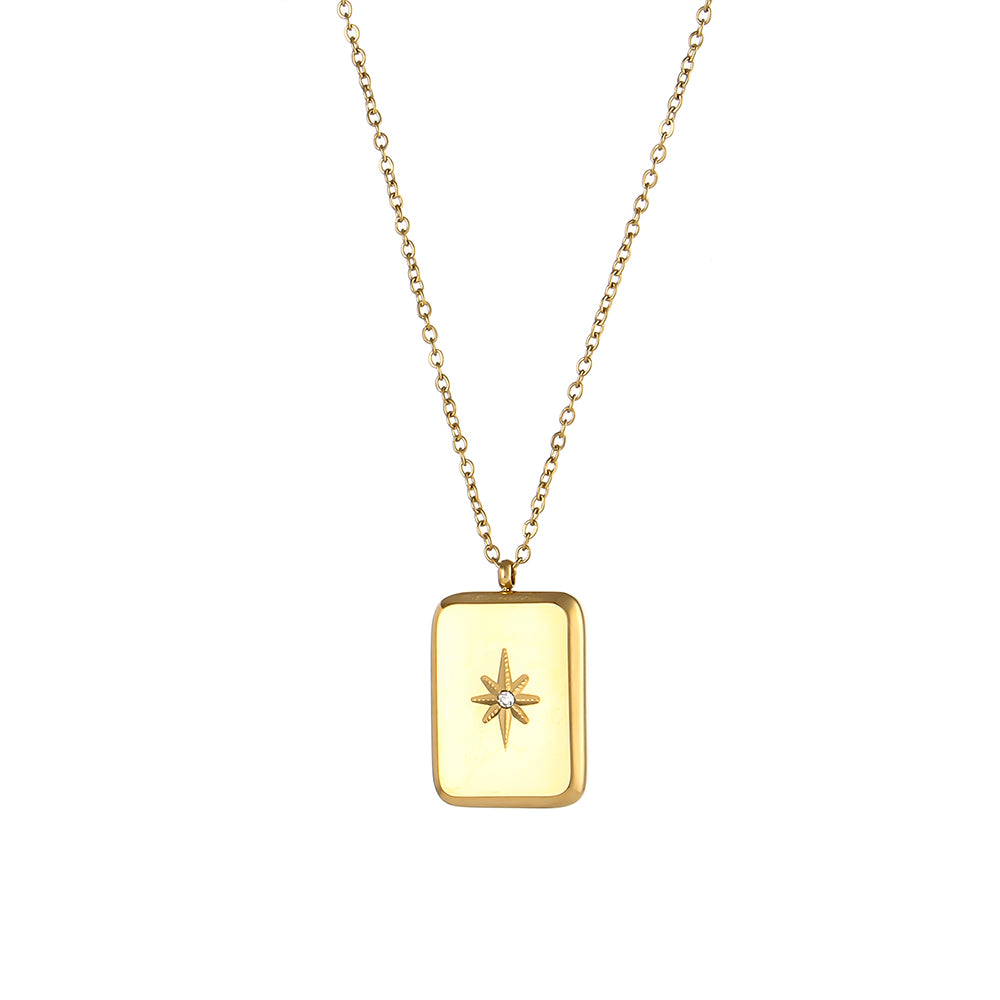 Root Square Necklace