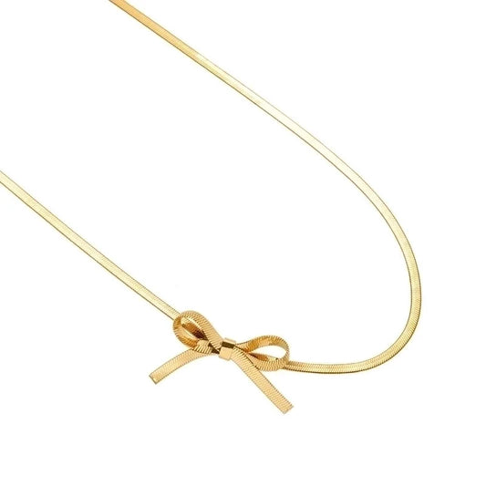 Tiny Bow | Necklace
