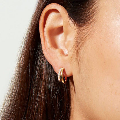 Eclipse | Huggie Earrings