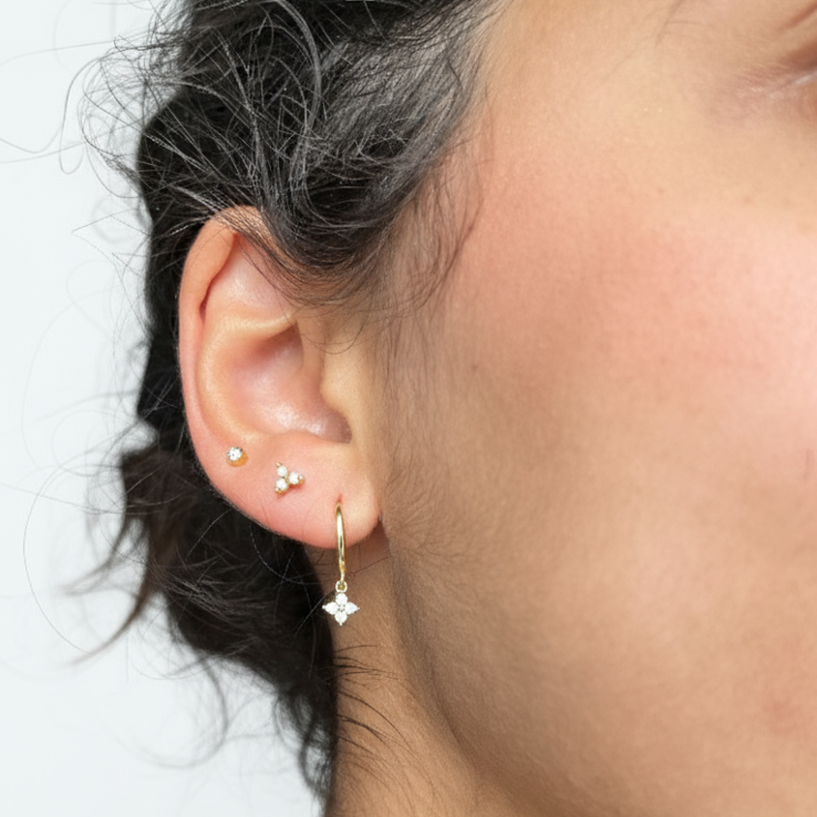 Blossom | Huggie Earrings