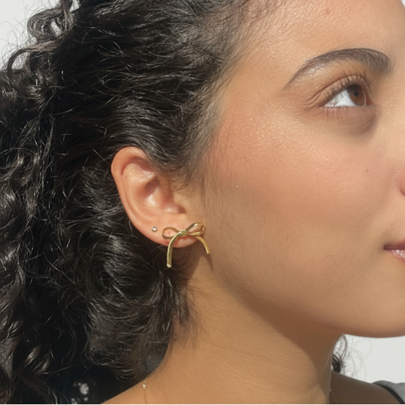 Tiny Bow | Earrings