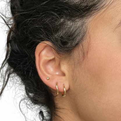 Wave | Huggie Earrings