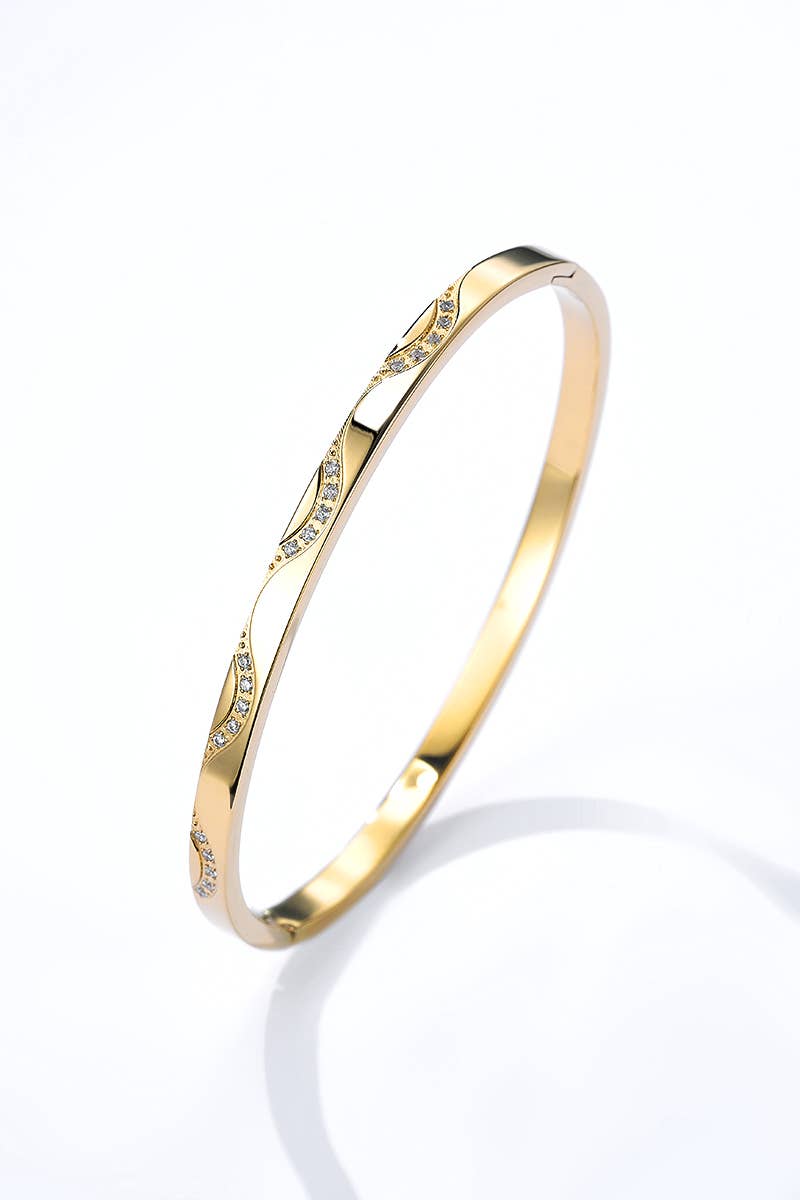 Stainless steel bangle 324AQ188